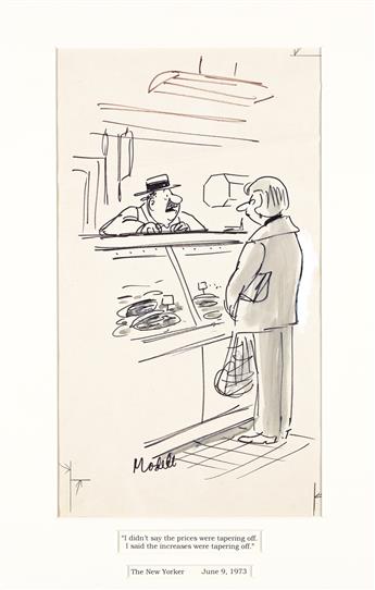 (THE NEW YORKER) FRANK MODELL (1917-2016) I didnt say the prices were tapering off. I said the increases were tapering off.